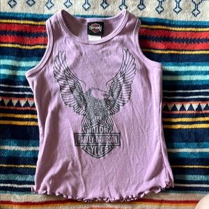 Harley-Davidson Purple Graphic Tank Top